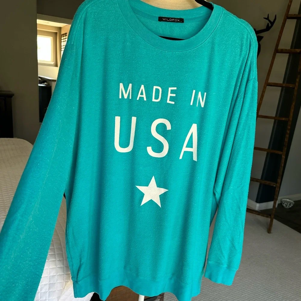 Wildfox 'Made in USA' sweatshirt, size large - Picture 7 of 10